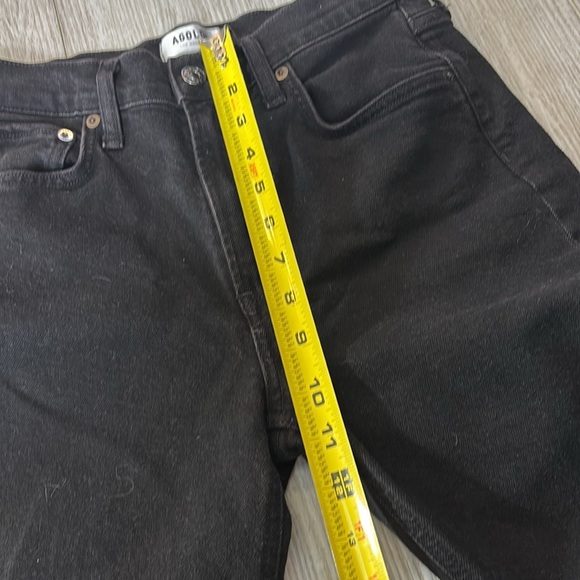 Agolde Merrel Black Straight Leg Jeans size 26 - Picture 11 of 16